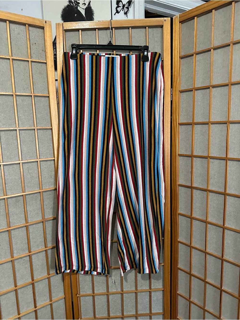 Urban Outfitters Multi Color Striped Knit Pants